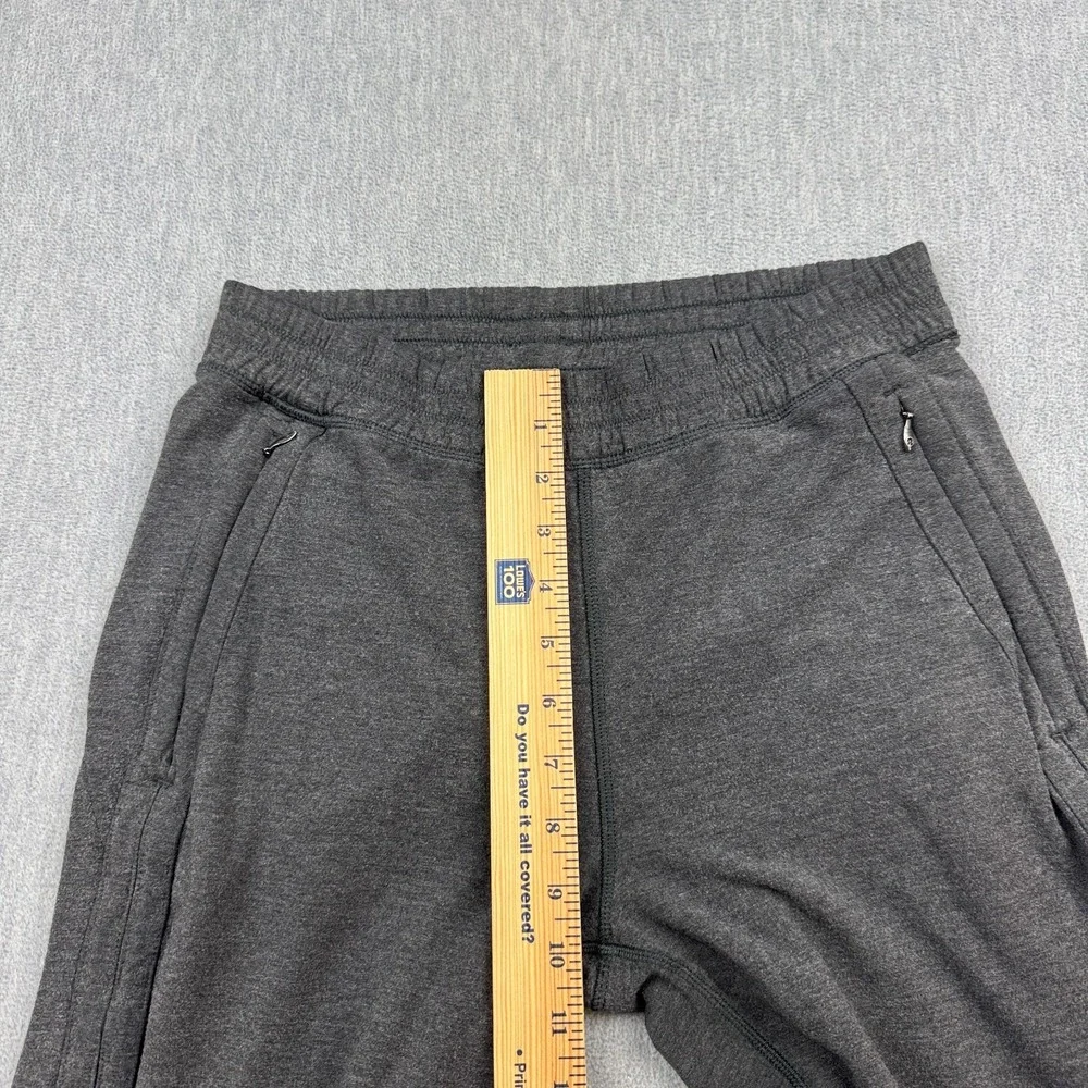 Lululemon Jogger Sweat Pants Womens 6 Gray Stretch Gym Yoga‎ Pockets Zip Casual
